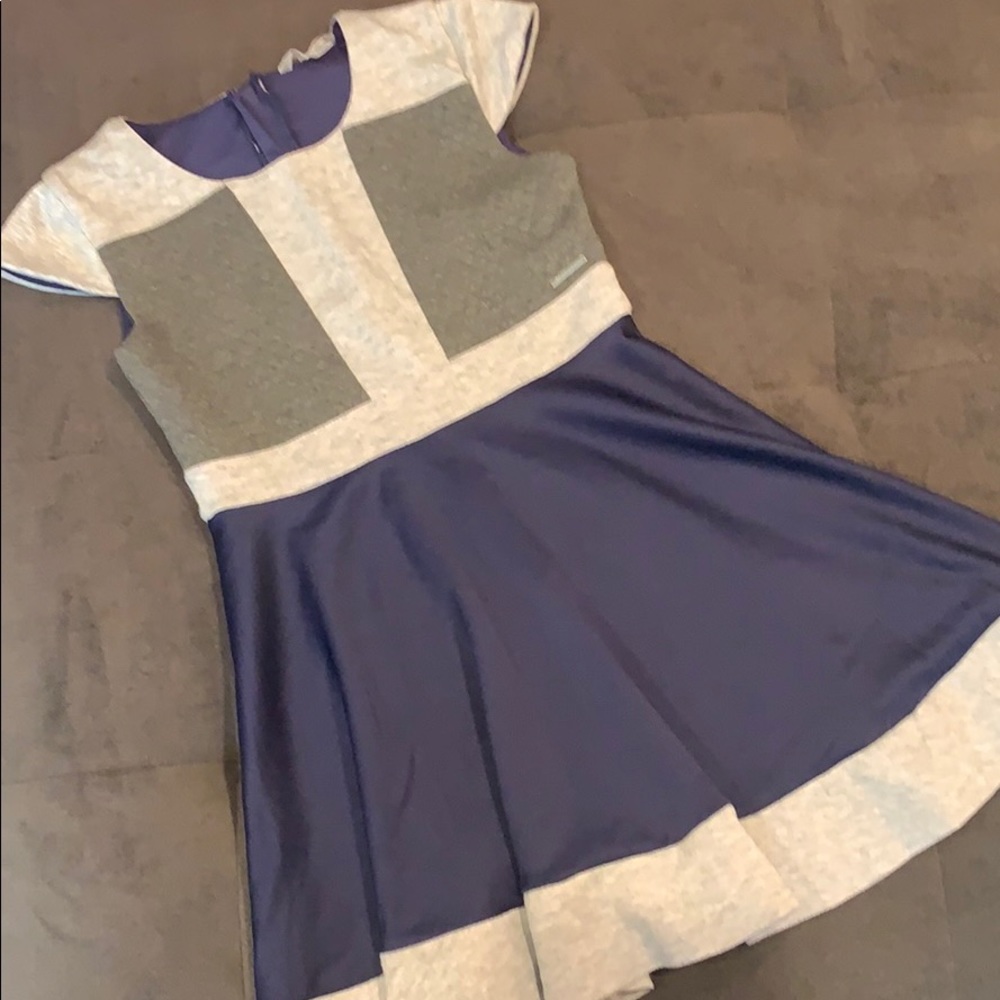 Girls color block dress